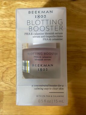 NWT Beekman 1802 Pink Blotting Booster PHA & Calamine Serum .05 fl oz / 15 ml